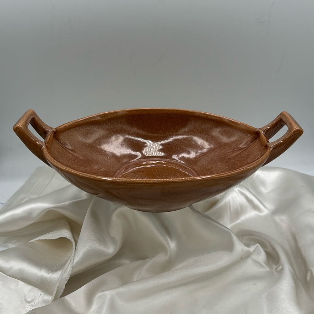 Red Wing Handled Bowl. M1493